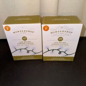 Target Wondershop Christmas Blue Micro Lights